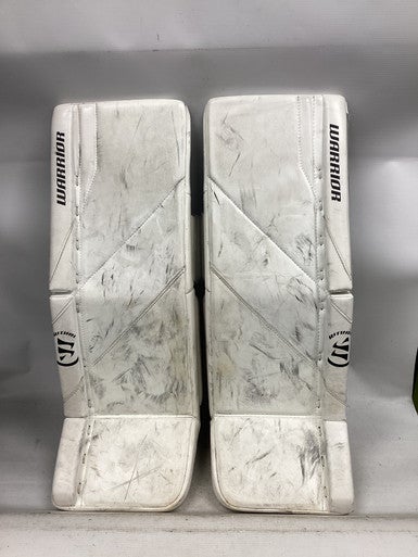 Used Warrior R/G7 Goalie Leg Pads Junior White 28" 11851-S000040008