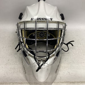 Used Warrior R/F1 Junior Goalie Helmet/Mask White One Size 11851-S000040002