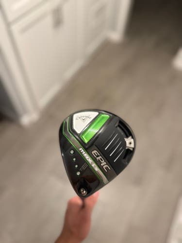 Men's 2021 Callaway Epic Max LS Left Hand Driver Stiff Flex 9 Loft (Used)