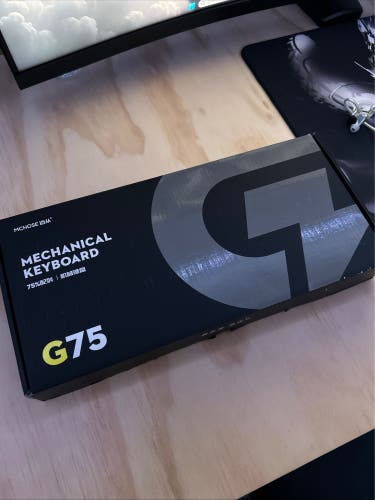 Gaming Keyboard mchose g75 pro tofu v2 switches+braided cable