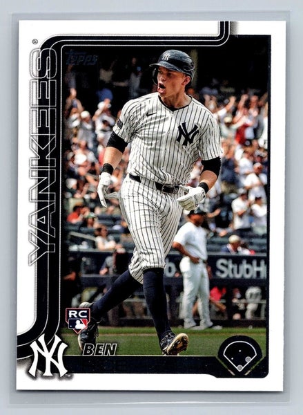 Ben Rice New York Yankees 2025 Topps Series 1 Base Rookie Card #337