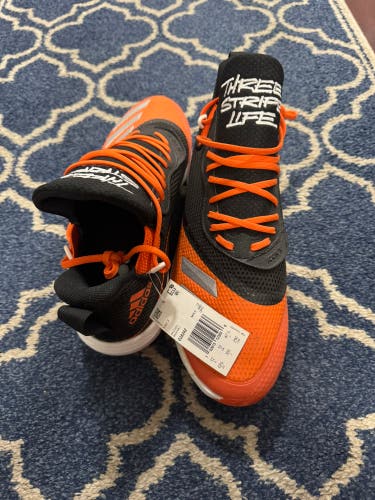 Black Men's Size M 12.5 (W 13.5) Adult Adidas Icon V Boost High Top (New)