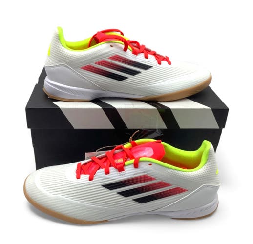 White Men's Size M 9.0 (W 10.0) Adult Adidas F50 League ELITE IN Indoor Soccer Shoes IE1228