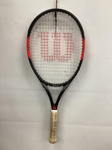 Used Wilson FEDERER 105 Adult Tennis Racquet Black 4 3/8" 11851-S000039903