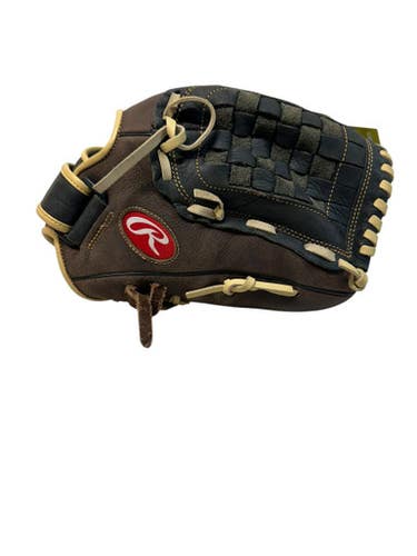 Used Rawlings RBG36BC BB/SB Glove RH Throw Brown 12 1/2" 11835-S000198608