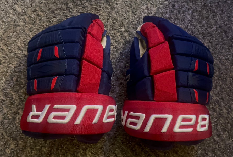 Patrick Kane Specs Team USA Senior Bauer Pro Series Gloves 14" Pro Stock (New)