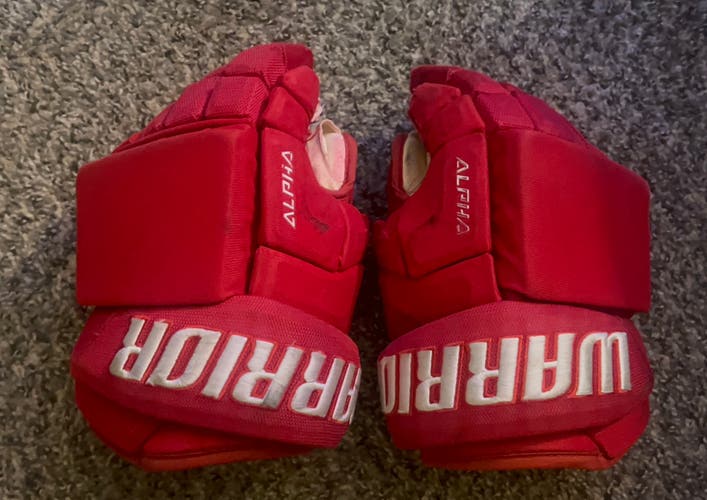 Warrior Alpha LX Pro Stock Hockey Gloves 13”