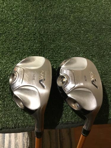 Walter Hagen AWS Hybrids Set (3H & 4H) Fujikura Tour Perform Graphite Shafts