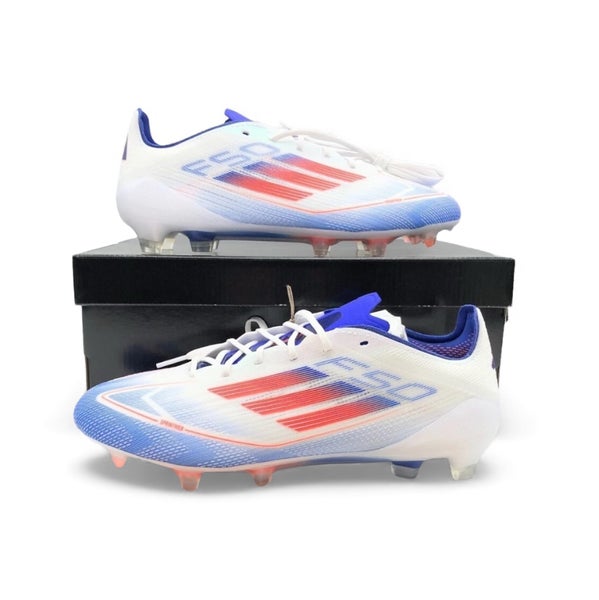 White Men's Size M 7.0 (W 8.0) Adidas Adizero F50 Elite FG 'Advancement Pack' Soccer Cleats IF8818