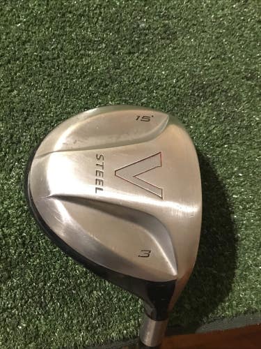 Taylormade V Steel 15* 3 Wood Regular M.A.S.2 Ultralite Graphite Shaft (42.75)