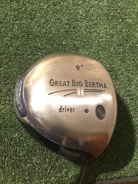 Callaway Great Big Bertha II 9* Driver Stiff Aldila NV 65g Graphite Shaft 44.5