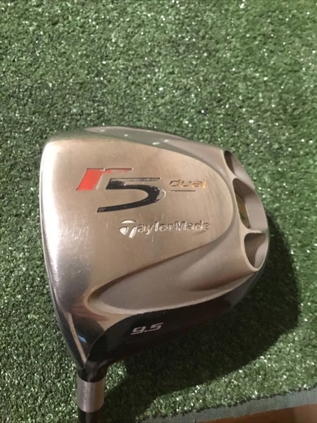 Taylormade Left Handed R5 Dual Type D 9.5* Driver Stiff M.A.S.2 55g Graphite