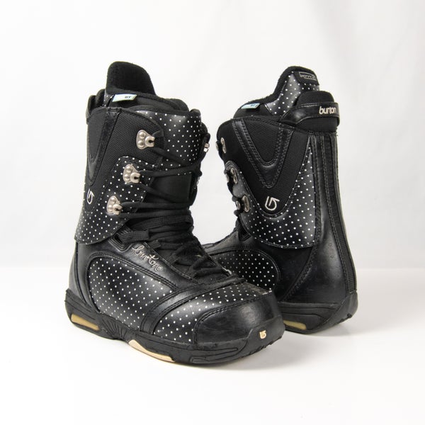 Burton Lodi Women's Size 8 Snowboard Boots Soft Flex All Mountain (Used)