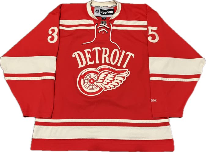 Detroit Red Wings 2014 Winter Classic Jimmy Howard Reebok NHL Hockey Jersey Size L