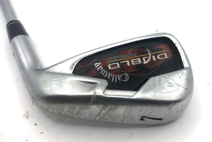 Callaway Diablo Forged 7 Iron Uniflex Steel Shaft *Good*