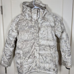 Obermeyer Lotus Jacket Women's Size: S Down Puffer Ski Snowboard Gray White