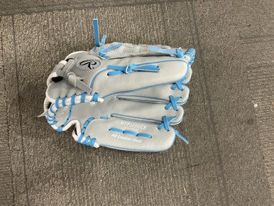 Used Rawlings FASTPITCH SOFTBALL WFP125GCB RH Throw Fastpitch Gloves Grey 12 1/2" 11614-S000225105