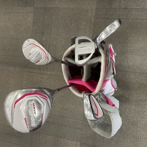 Used Top Flite JUNIOR GOLF SET Jr Package Set RH Grey And Pink 6 Piece 11614-S000225056