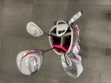 Used Top Flite JUNIOR GOLF SET Jr Package Set RH Grey And Pink 6 Piece 11614-S000225056