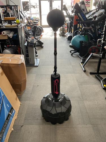 Used CHAMPS COBRA REFLEX BAG Boxing Heavy Bag Black 100 lb 11614-S000225043