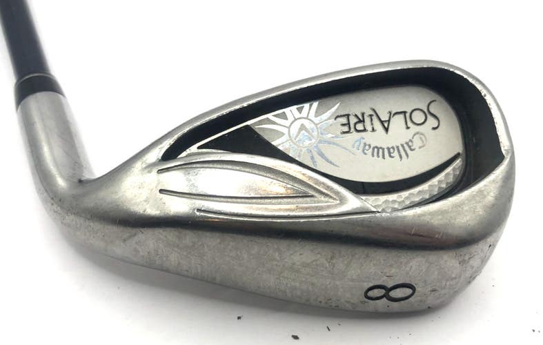 Callaway Solaire 8 Iron Womens 50 gram Graphite Shaft Ladies *Good*