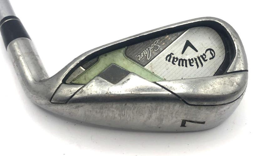 Callaway Solaire 7 Iron Womens 50 gram Graphite Shaft Ladies *needs a new grip*
