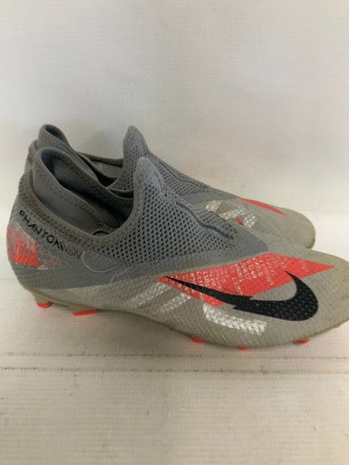 Used Nike PHANTOM VSN GHOST Soccer Cleats Grey Senior 7.5 11823-S000035843