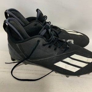 Used Adidas ADIZERO Adult FB Cleats Black Senior 10.5 11823-S000035839