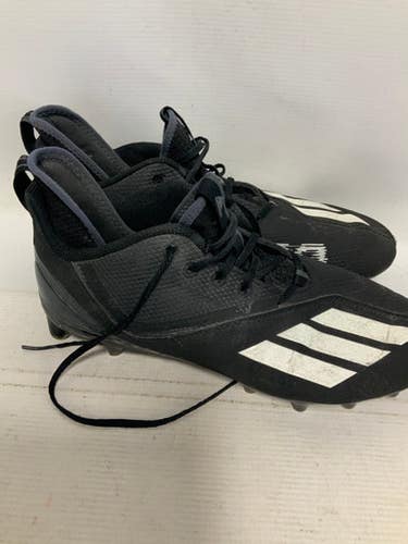 Used Adidas ADIZERO Adult FB Cleats Black Senior 10.5 11823-S000035839