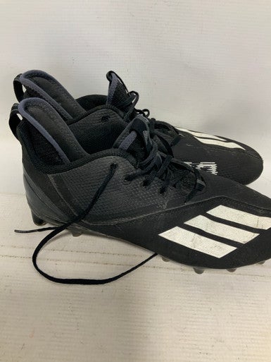 Used Adidas ADIZERO Adult FB Cleats Black Senior 10.5 11823-S000035839
