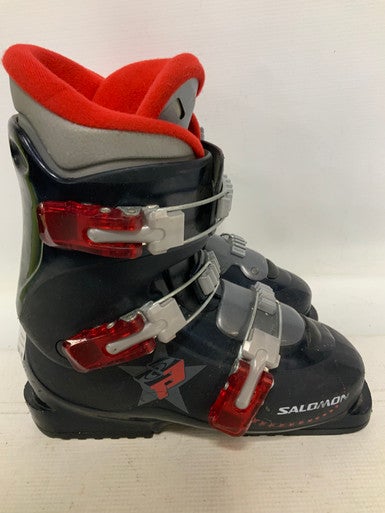 Used Salomon T3 PERFORMA Boys DH Ski Boot Black 230 MP - J05 - W06 11823-S000035825