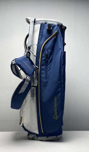 Taylormade Kalea Premier Stand Bag Blue/White 4-Way Divide Dual Strap Golf Bag