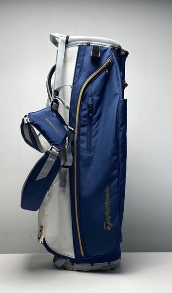 Taylormade Kalea Premier Stand Bag Blue/White 4-Way Divide Dual Strap Golf Bag