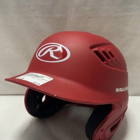 Used Rawlings 6 3/8 - 7 1/8 Batting Helmet No Mask Red XS/S 11490-S000267140