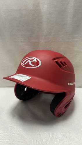 Used Rawlings 6 3/8 - 7 1/8 Batting Helmet No Mask Red XS/S 11490-S000267140