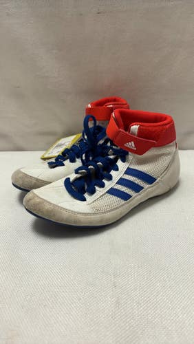 Used Adidas Wrestling Shoes White Junior 04 11490-S000267136