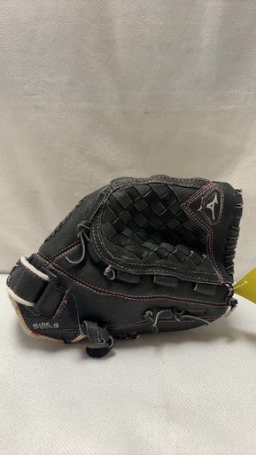 Used Mizuno FINCH RH Throw Fastpitch Gloves Black 11" 11490-S000267133