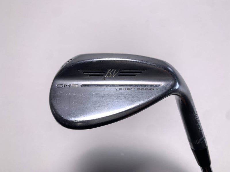 Titleist Vokey SM9 Tour Chrome Lob Wedge LW 58* 8 Bounce M-Grind Wedge Mens RH