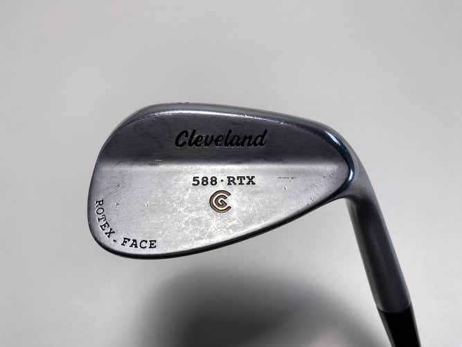 Cleveland 588 RTX Satin Chrome Gap Wedge GW 52* 10 DG Wedge Steel Mens RH
