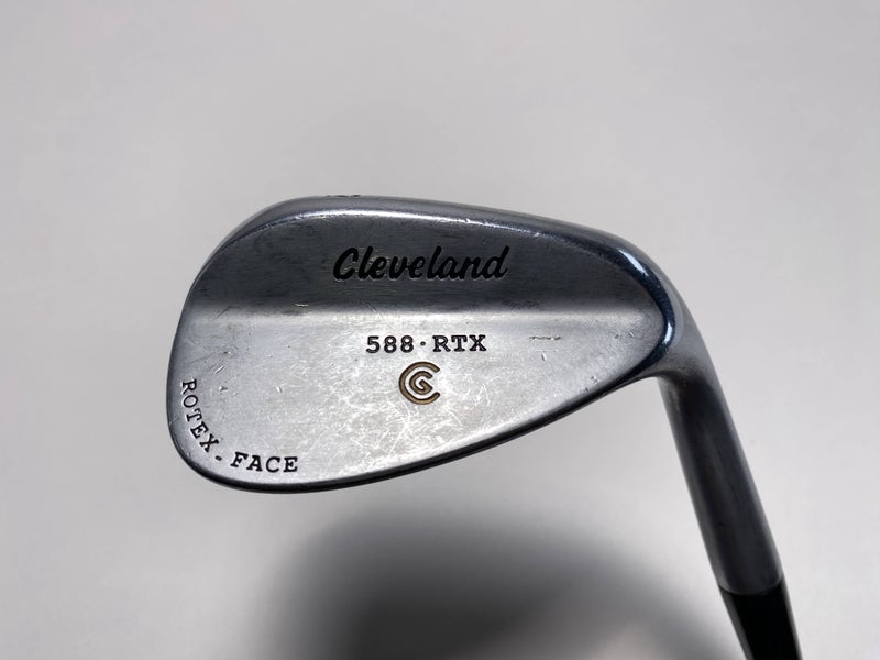 Cleveland 588 RTX Satin Chrome Gap Wedge GW 52* 10 DG Wedge Steel Mens RH