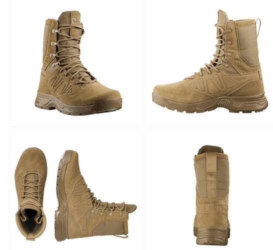 NEW Salomon Guardian Mens Brown Suede Lace Up Boots US13 MSRP $240