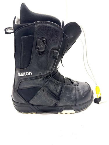 Used Burton IMPRINT Mens Snowboard Boots Black Senior 7 11860-S000290206