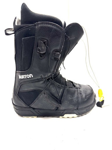 Used Burton IMPRINT Mens Snowboard Boots Black Senior 7 11860-S000290206
