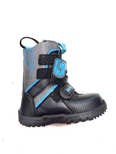 Used Burton GROM Boys Snowboard Boots Black Junior 01 11860-S000300787