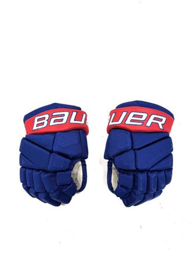 Used Bauer VAPOR ELITE Youth Gloves Royal Blue 10" 11860-S000300777