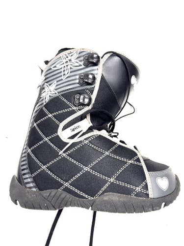 Used Spice SPICE SZ 7 Womens Snowboard Boots Black Senior 7 11860-S000255459