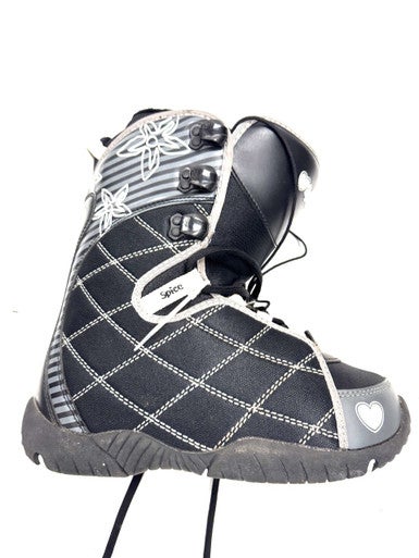 Used Spice SPICE SZ 7 Womens Snowboard Boots Black Senior 7 11860-S000255459