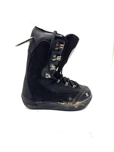 Used XL Boys Snowboard Boots Black Junior 01 11860-S000284156