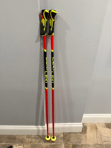 46in (115cm) Leki World Cup Lite SL Ski Poles (Used)