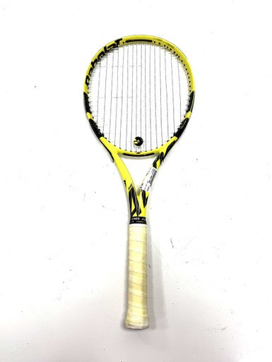 Used Babolat AERO PURE Adult Tennis Racquet Yellow 4 1/8" 11860-S000300574
